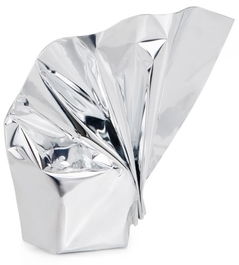 Papel De Regalo Bobina Colibri 30 Cm X 30 M Simple Plata Metalizado