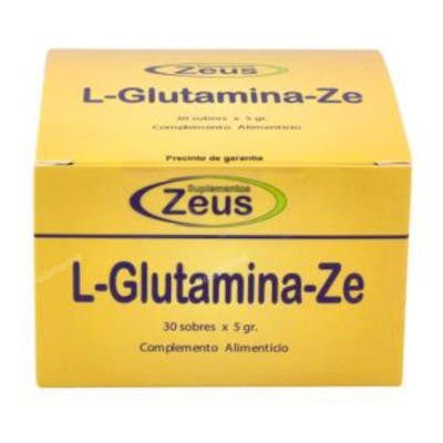 ZEUS L-Glutamina-Ze 30Sbrs. L-Glutamina con Vitamina B6 para Recuperación Muscular Sabor Limón ZEUS L-Glutamina-Ze 30Sbrs. L-Glutamina con Vitamina B6 para Recuperación Muscular Sabor Limón