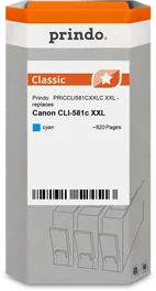 Prindo Cartucho de tinta cian Classic XXL PRICCLI581CXXLC