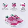 Deportiva Suela Pvc Con Luces Elásticos Peppa Pig Rosa 28