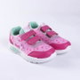 Deportiva Suela Pvc Con Luces Elásticos Peppa Pig Rosa 28