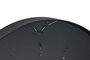 DKD Home Decor Reloj de Pared de Hierro y Cristal Negro y Natural 60x60 cm