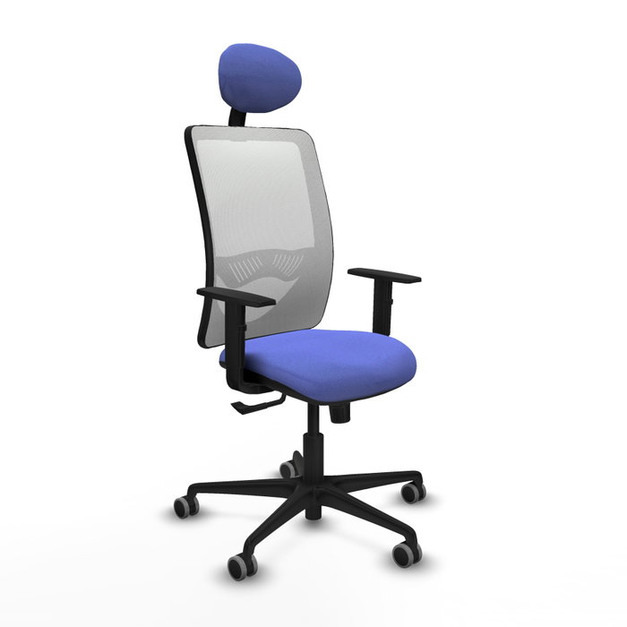 PIQUERAS Y CRESPO Silla de oficina Zulema Azul claro y Blanco PIQUERAS Y CRESPO Silla de oficina Zulema Azul claro y Blanco
