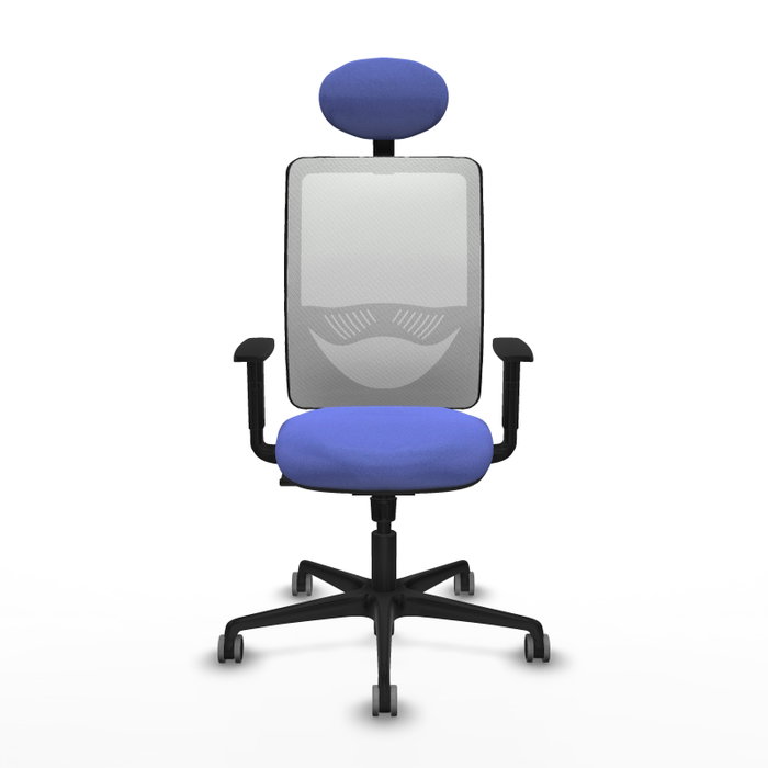 PIQUERAS Y CRESPO Silla de oficina Zulema Azul claro y Blanco PIQUERAS Y CRESPO Silla de oficina Zulema Azul claro y Blanco
