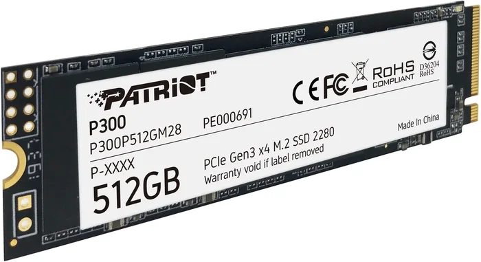 Patriot P300 512 GB M.2 NVMe SSD