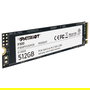 Patriot Memory P300 SSD M.2 512GB P300P512GM28, Unidad de Estado Sólido Interna PCIe Gen3 x4 NVMe, Blanco/Negro