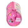 Estuche Escolar Cilíndrico Minnie Mouse Lucky Rosa 20 x 7 x 7 cm
