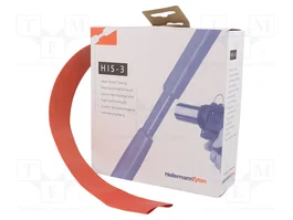 HELLERMANNTYTON Tubo termoretráctil 24mm Rojo 3m