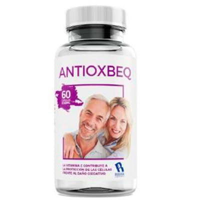 BEQUISA Antioxbeq 60 Cápsulas con Té Verde, Semilla de Uva, Coenzima Q10, Vitamina C, A y E Potente Antioxidante BEQUISA Antioxbeq 60 Cápsulas con Té Verde, Semilla de Uva, Coenzima Q10, Vitamina C, A y E Potente Antioxidante
