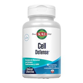 KAL Cell Defense 60 Comprimidos | Sistema Inmune | Vitamina C, RNA, Hongos Adaptógenos, Astrágalo, Ginseng, Equinácea