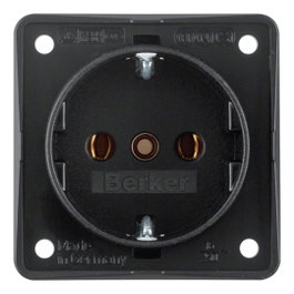Berker 09418505 Steckdose SCHUKO Integro Modul negro mate