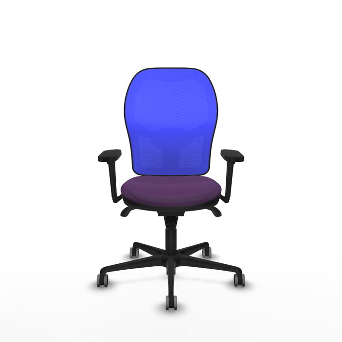 PIQUERAS Y CRESPO Silla de oficina Jorquera con mecanismo Sincro, Morado y Azul PIQUERAS Y CRESPO Silla de oficina Jorquera con mecanismo Sincro, Morado y Azul