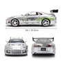 Jada Toyota Supra 1995 de Brian Fast & Furious escala 1:24