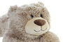 DKD Home Decor Peluche Oso Tumbado Marron Blanco Poliester 38 x 16 x 30 cm (4 Unidades)