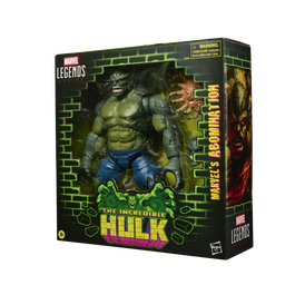 Hasbro Marvel Legends Series Abomination (The Incredible Hulk) Figura de Acción Coleccionable 15 cm con 2 Cabezas Intercambiables