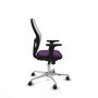 PIQUERAS Y CRESPO Silla de oficina Jorquera Morado/Blanco