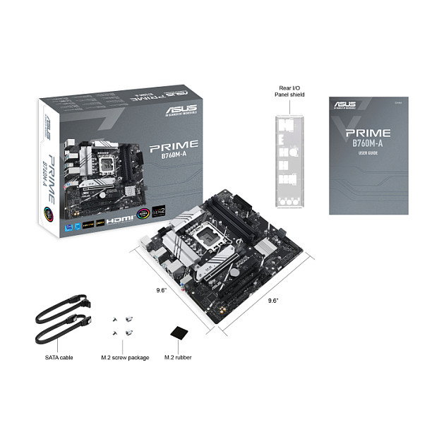 Asus Prime B760M-A-CSM DDR5 Micro ATX LGA 1700