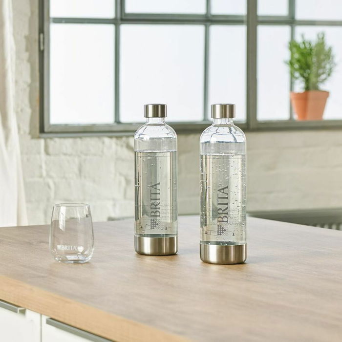 Brita BRI4006387113728 Pack de 2 Botellas PET sodaONE - 1L