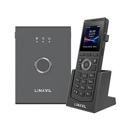Fanvil W710P Sistema DECT Teléfono Móvil IP Negro Terminal Inalámbrico Protección contra Caídas Pantalla LCD 2"