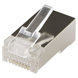 MicroConnect Conector modular RJ45 Cat6a FTP fácil de terminar - 50 unidades - AWG 23/1...22/1