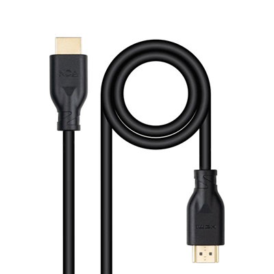 Nanocable Cable HDMI V2.0 4K@60Hz 18Gbps 1.5m Negro Nanocable Cable HDMI V2.0 4K@60Hz 18Gbps 1.5m Negro