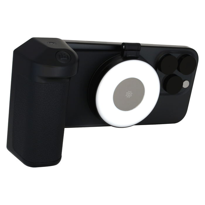 RealPower MagFree Selfie Light Flash para Selfis, Negro, Blanco, 4800mAh