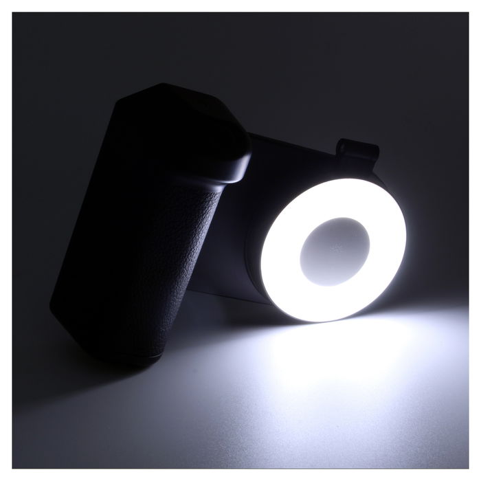RealPower MagFree Selfie Light Flash para Selfis, Negro, Blanco, 4800mAh