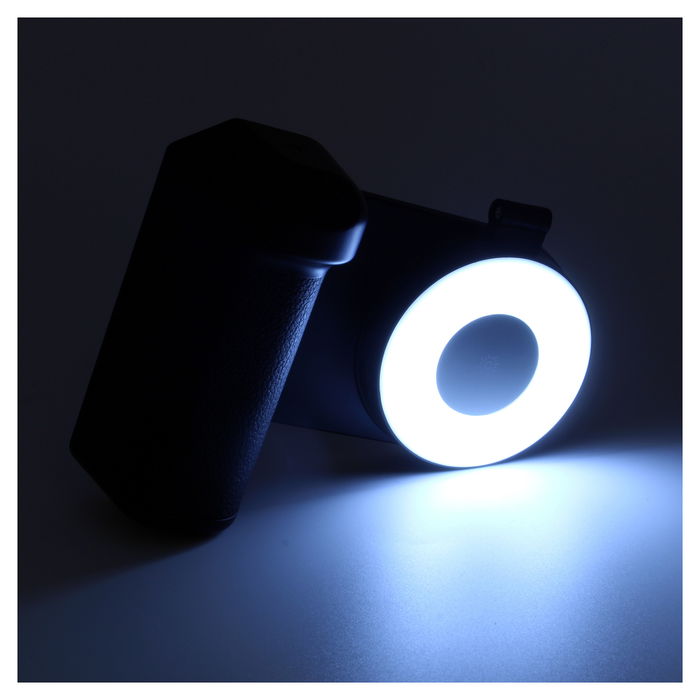 RealPower MagFree Selfie Light Flash para Selfis, Negro, Blanco, 4800mAh