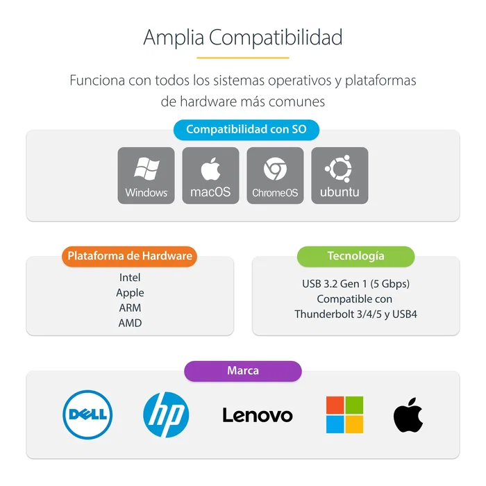 StarTech.com Adaptador USB-C a Ethernet 1GPD3-USB-C-ETHERNET con Puerto PD 100W - Gigabit RJ45 10/100/1000 Mbps - Compatible con Windows, macOS, ChromeOS, Linux, iOS