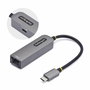 Cable USB Startech 1GPD3-USB-C-ETHERNET Gris