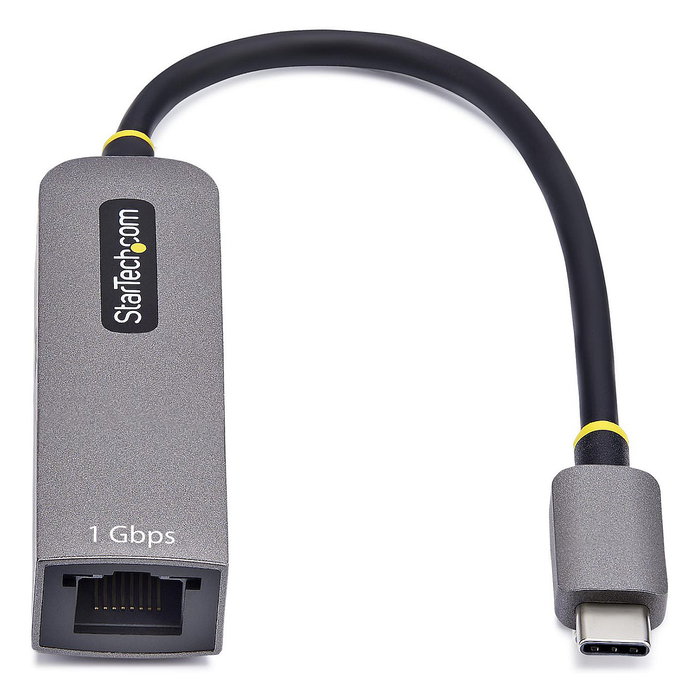 StarTech.com Adaptador de Red USB-C a Ethernet Gigabit, PD 100W, Gris