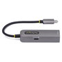 StarTech.com Adaptador de Red USB-C a Ethernet Gigabit, PD 100W, Gris