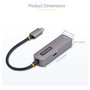 StarTech.com Adaptador de Red USB-C a Ethernet Gigabit, PD 100W, Gris