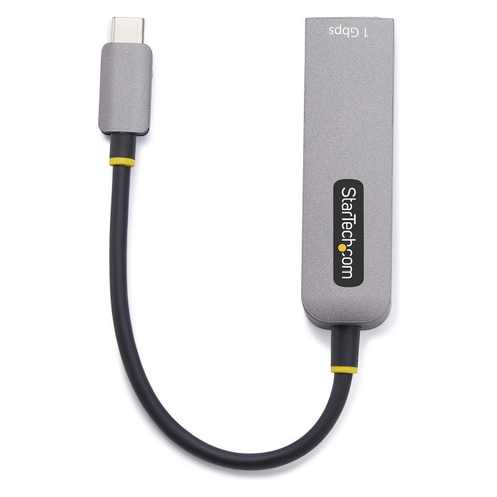 StarTech.com Adaptador de Red USB-C a Ethernet Gigabit, PD 100W, Gris