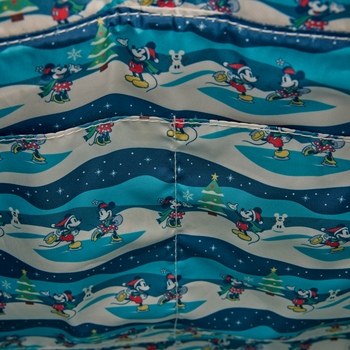 Loungefly Bolso Mochila Mickey & Minnie Holiday Disney