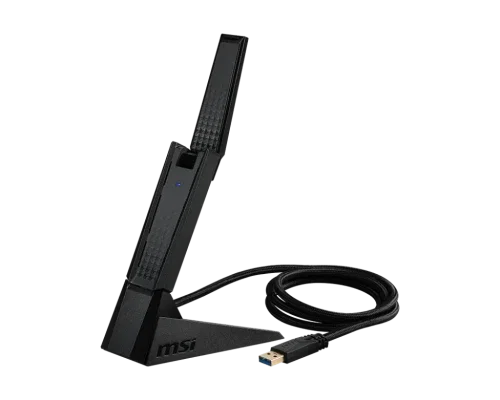MSI AXE5400 Adaptador de Red WiFi 6E USB 3.2 Gen 1