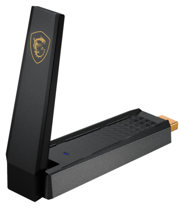 MSI AXE5400 Adaptador de Red WiFi 6E USB 3.2 Gen 1