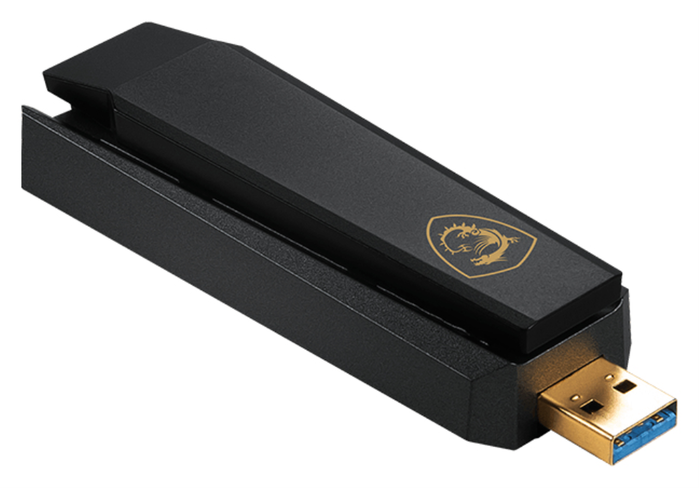 MSI AXE5400 Adaptador de Red WiFi 6E USB 3.2 Gen 1