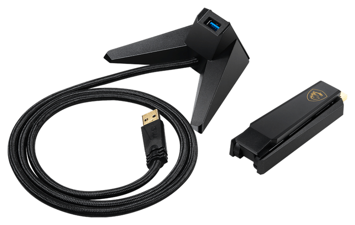 MSI AXE5400 Adaptador de Red WiFi 6E USB 3.2 Gen 1