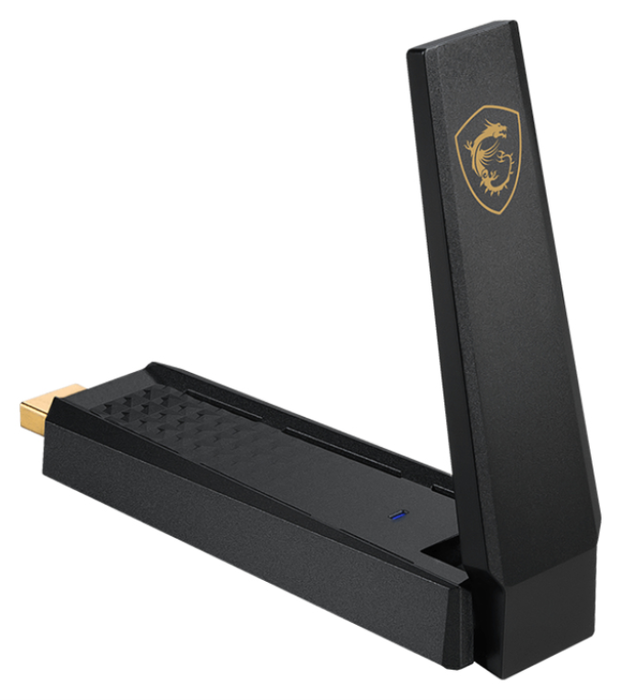 MSI AXE5400 Adaptador de Red WiFi 6E USB 3.2 Gen 1