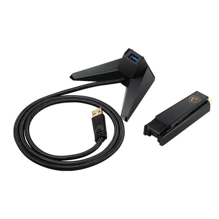 MSI AXE5400 Adaptador de Red WiFi 6E USB 3.2 Gen 1