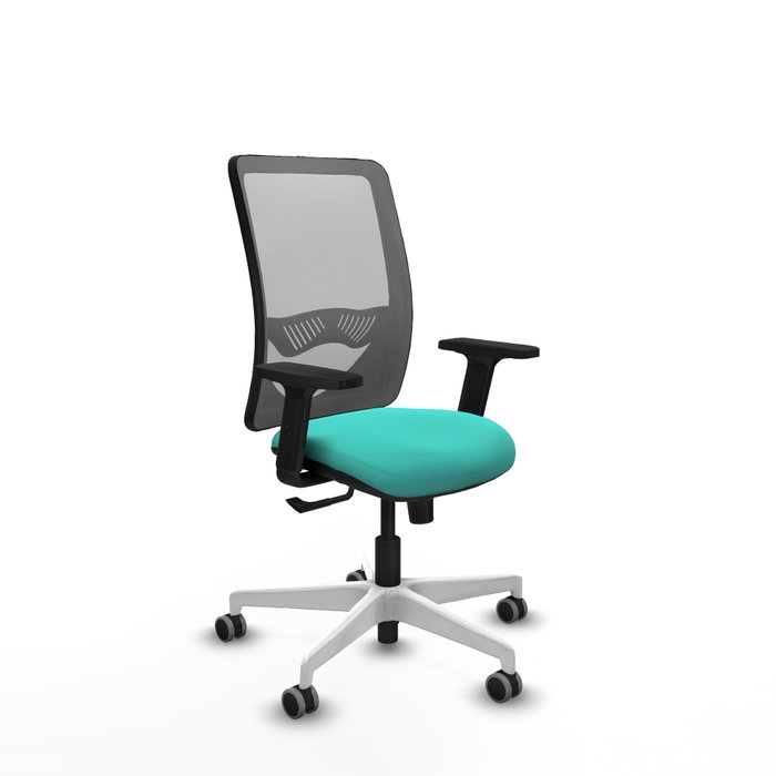PIQUERAS Y CRESPO Silla de oficina Zulema con mecanismo Sincro, Turquesa y Gris PIQUERAS Y CRESPO Silla de oficina Zulema con mecanismo Sincro, Turquesa y Gris