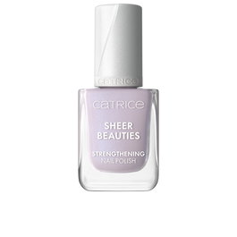 Catrice Sheer Beauties Esmalte de Uñas Fortalecedor #080 Lavender Whispers - 10.50 ml, con Extracto de Hibisco y Hexano para Uñas Débiles