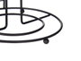 Kinvara Portarrollos de Metal Negro, Soporte para Rollos de Cocina o Papel, Dimensiones 18.5 x 32.5 x 18.5 cm (Set de 6)