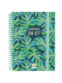 FINOCAM Agenda Escolar Diva Espiral Selva 2026-27 120x164 mm