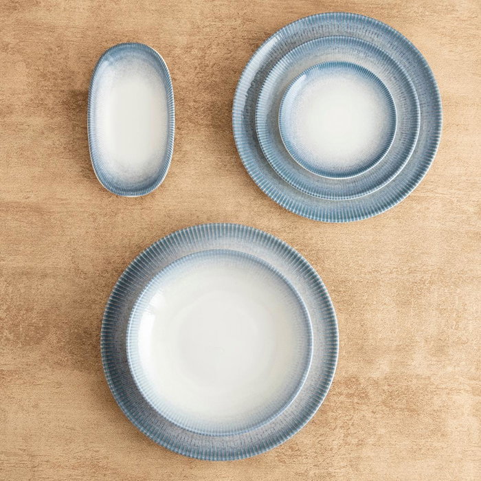 Bandeja Oval Porcelana Lea Hydrozero Bidasoa 26x14,5 cm