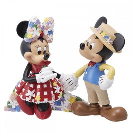 Enesco Figura Disney Mickey y Minnie Botánica