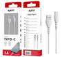 Avant Connect Cable USB Tipo C a USB 3A 1m Blanco Carga Rápida