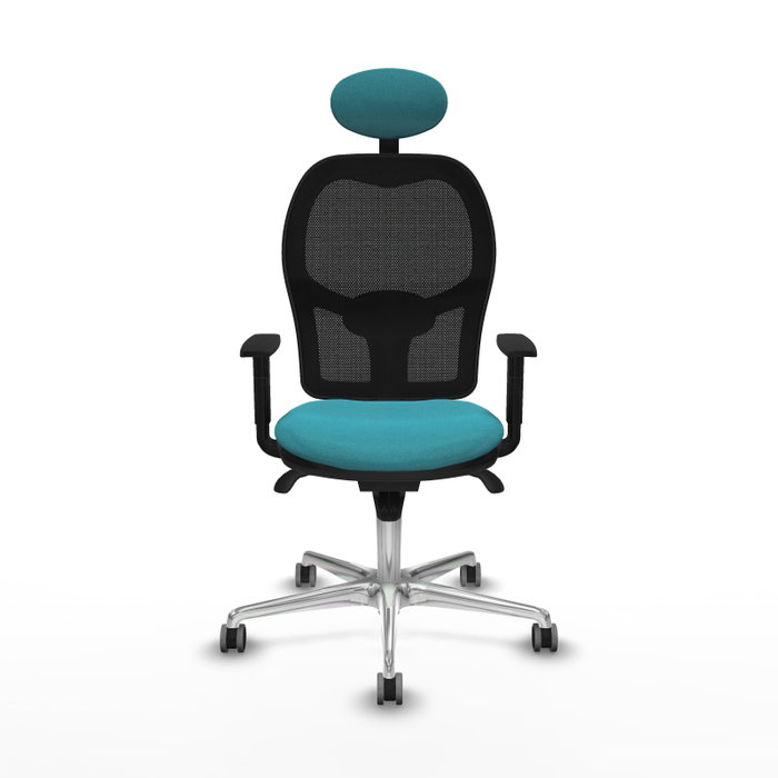 PIQUERAS Y CRESPO Silla de oficina Jorquera Sincro Turquesa y Negro PIQUERAS Y CRESPO Silla de oficina Jorquera Sincro Turquesa y Negro