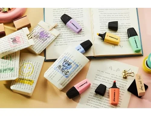 Stabilo Boss Mini Marcadores Fluorescentes Pastel Surtidos Estuche de 6
